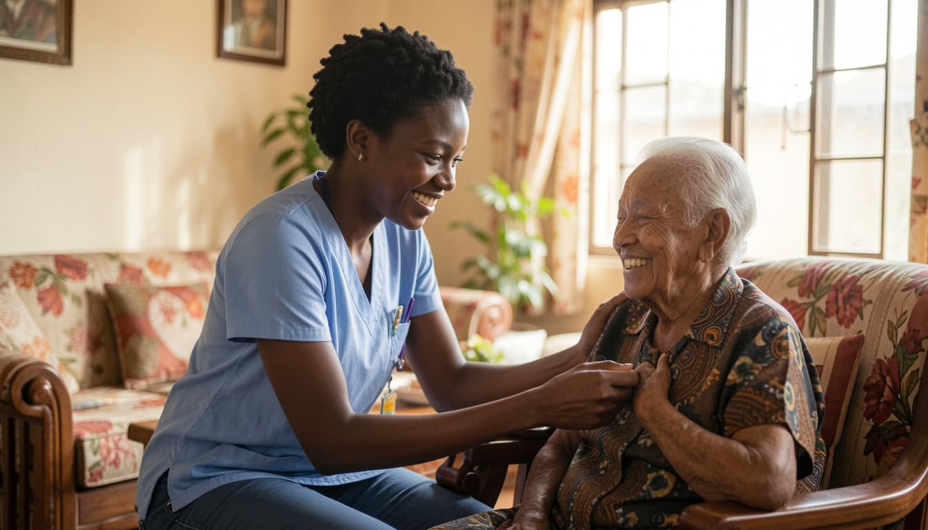 Build a stable caregiving career close to home